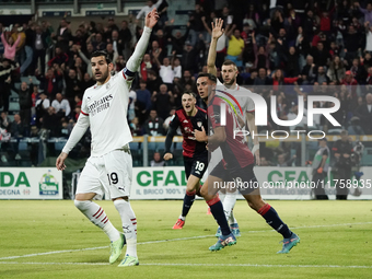 During the Serie A TIM match between Cagliari Calcio and AC Milan in Italy on November 9, 2024, (