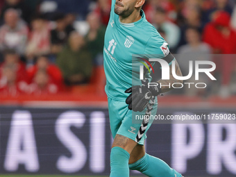 Mackay of CD Eldense participates in the LaLiga Hypermotion match between Granada CF and CD Eldense at Nuevo Los Carmenes Stadium in Granada...