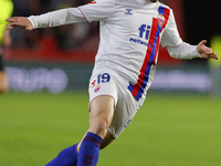 Jorquera of CD Eldense participates in the LaLiga Hypermotion match between Granada CF and CD Eldense at Nuevo Los Carmenes Stadium in Grana...