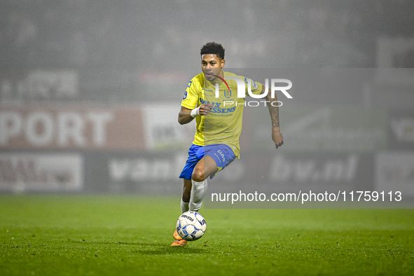 RKC forward Richonell Margaret plays during the match between RKC and NEC at the Mandemakers Stadium in Waalwijk, Netherlands, on November 9...