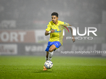 RKC forward Richonell Margaret plays during the match between RKC and NEC at the Mandemakers Stadium in Waalwijk, Netherlands, on November 9...