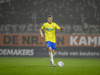 RKC defender Dario van de Buijs plays during the match between RKC and NEC at the Mandemakers Stadium in Waalwijk, Netherlands, on November...