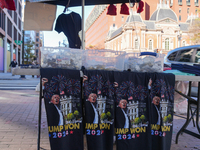 ''Trump Won'' t-shirts are now on sale with street vendors outside the White House in Washington, D.C., United States, on November 9, 2024....