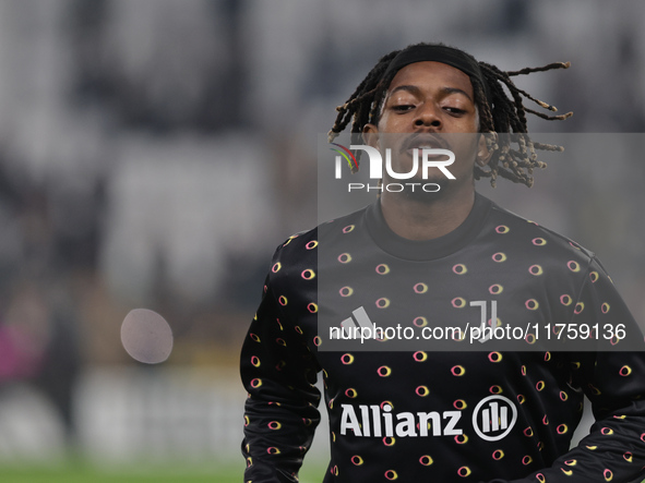 Samuel Tshifunda Mbangula participates in the Serie A 2024-2025 match between Juventus and Torino in Turin, Italy, on November 9, 2024. 