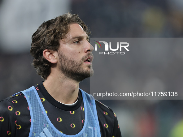 Manuel Locatelli participates in the Serie A 2024-2025 match between Juventus and Torino in Turin, Italy, on November 9, 2024. 