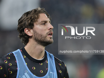 Manuel Locatelli participates in the Serie A 2024-2025 match between Juventus and Torino in Turin, Italy, on November 9, 2024. (