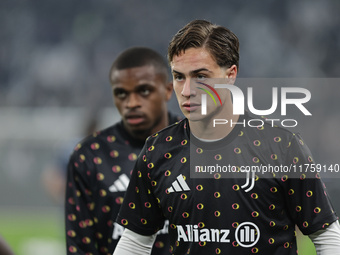 Kenan Yildiz participates in the Serie A 2024-2025 match between Juventus and Torino in Turin, Italy, on November 9, 2024. (