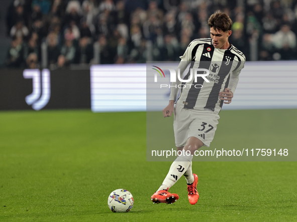 Nicolo Savona participates in the Serie A 2024-2025 match between Juventus and Torino in Turin, Italy, on November 9, 2024. 