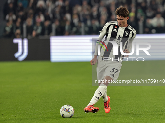 Nicolo Savona participates in the Serie A 2024-2025 match between Juventus and Torino in Turin, Italy, on November 9, 2024. (