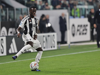 Timothy Weah participates in the Serie A 2024-2025 match between Juventus and Torino in Turin, Italy, on November 9, 2024. (