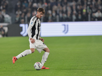 Nicolo Savona participates in the Serie A 2024-2025 match between Juventus and Torino in Turin, Italy, on November 9, 2024. (