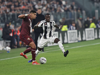 Adam Masina participates in the Serie A 2024-2025 match between Juventus and Torino in Turin, Italy, on November 9, 2024. (