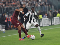 Adam Masina participates in the Serie A 2024-2025 match between Juventus and Torino in Turin, Italy, on November 9, 2024. (