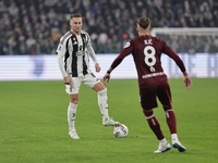 Teun Koopmeiners participates in the Serie A 2024-2025 match between Juventus and Torino in Turin, Italy, on November 9, 2024 (