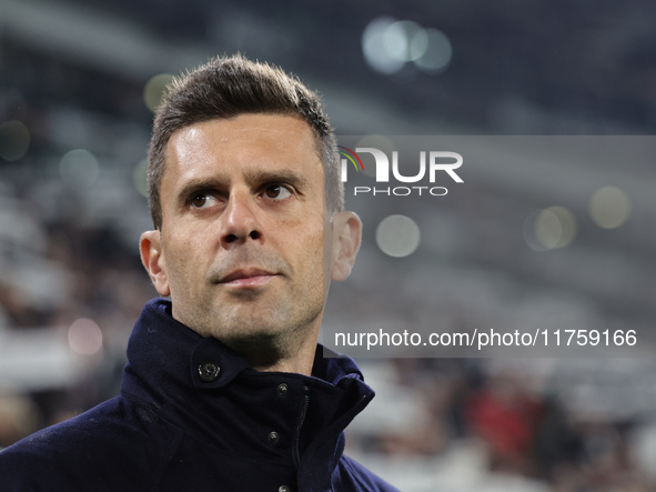 Thiago Motta participates in the Serie A 2024-2025 match between Juventus and Torino in Turin, Italy, on November 9, 2024. 