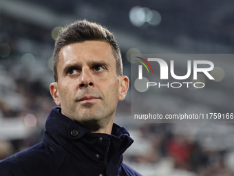 Thiago Motta participates in the Serie A 2024-2025 match between Juventus and Torino in Turin, Italy, on November 9, 2024. (