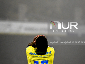 RKC forward Richonell Margaret plays during the match between RKC and NEC at the Mandemakers Stadium in Waalwijk, Netherlands, on November 9...