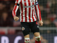 Dan Neil of Sunderland plays during the Sky Bet Championship match between Sunderland and Coventry City at the Stadium Of Light in Sunderlan...