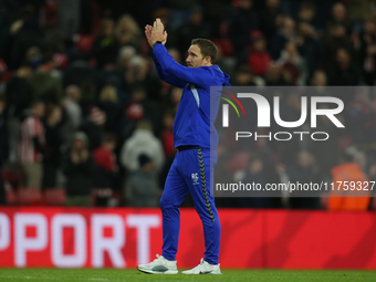 Coventry City's interim Manager Rhys Carr is present during the Sky Bet Championship match between Sunderland and Coventry City at the Stadi...