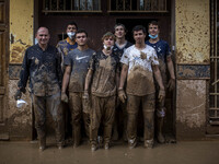 Flooding follows storm DANA in the Valencia town of Paiporta, Spain, on November 8, 2024. (