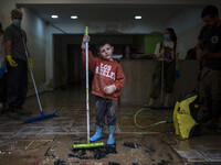 Flooding follows storm DANA in the Valencia town of Paiporta, Spain, on November 8, 2024. (