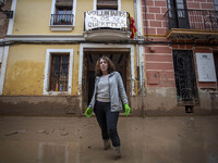 Flooding follows storm DANA in the Valencia town of Paiporta, Spain, on November 8, 2024. (