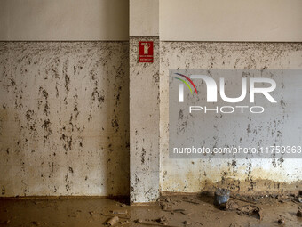 Flooding follows storm DANA in the Valencia town of Paiporta, Spain, on November 8, 2024. (