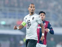 Thilo Kehrer of AS Monaco looks on during the UEFA Champions League 2024/25 League Phase MD4 match between Bologna FC and AS Monaco at Stadi...