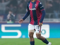 Dan Ndoye of Bologna FC during the UEFA Champions League 2024/25 League Phase MD4 match between Bologna FC and AS Monaco at Stadio Renato Da...