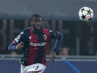 Samuel Iling-Junior of Bologna FC during the UEFA Champions League 2024/25 League Phase MD4 match between Bologna FC and AS Monaco at Stadio...