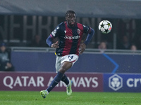 Samuel Iling-Junior of Bologna FC during the UEFA Champions League 2024/25 League Phase MD4 match between Bologna FC and AS Monaco at Stadio...