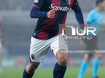 Santiago Castro of Bologna FC during the UEFA Champions League 2024/25 League Phase MD4 match between Bologna FC and AS Monaco at Stadio Ren...