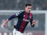 Nikola Moro of Bologna FC during the UEFA Champions League 2024/25 League Phase MD4 match between Bologna FC and AS Monaco at Stadio Renato...