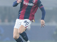 Giovanni Fabbian of Bologna FC during the UEFA Champions League 2024/25 League Phase MD4 match between Bologna FC and AS Monaco at Stadio Re...