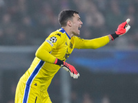 Radoslaw Majecki of AS Monaco during the UEFA Champions League 2024/25 League Phase MD4 match between Bologna FC and AS Monaco at Stadio Ren...