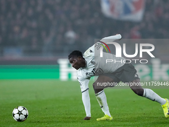 Breel Embolo of AS Monaco during the UEFA Champions League 2024/25 League Phase MD4 match between Bologna FC and AS Monaco at Stadio Renato...