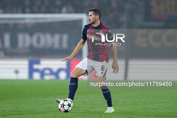 Remo Freuler of Bologna FC during the UEFA Champions League 2024/25 League Phase MD4 match between Bologna FC and AS Monaco at Stadio Renato...