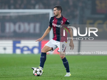 Remo Freuler of Bologna FC during the UEFA Champions League 2024/25 League Phase MD4 match between Bologna FC and AS Monaco at Stadio Renato...