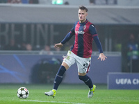 Sam Beukema of Bologna FC during the UEFA Champions League 2024/25 League Phase MD4 match between Bologna FC and AS Monaco at Stadio Renato...