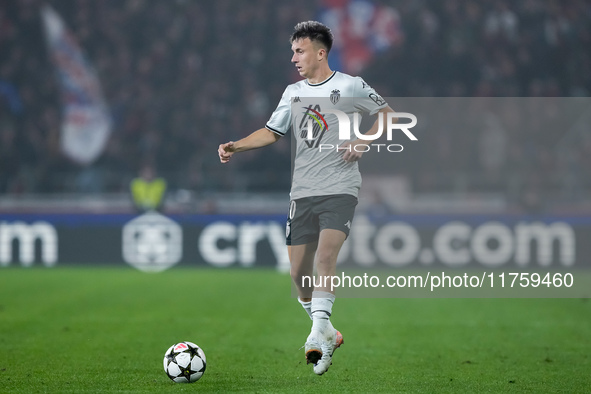 Aleksandr Golovin of AS Monaco during the UEFA Champions League 2024/25 League Phase MD4 match between Bologna FC and AS Monaco at Stadio Re...