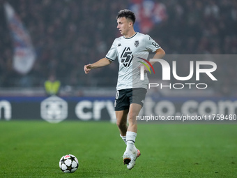 Aleksandr Golovin of AS Monaco during the UEFA Champions League 2024/25 League Phase MD4 match between Bologna FC and AS Monaco at Stadio Re...