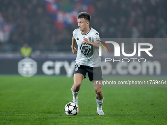 Aleksandr Golovin of AS Monaco during the UEFA Champions League 2024/25 League Phase MD4 match between Bologna FC and AS Monaco at Stadio Re...