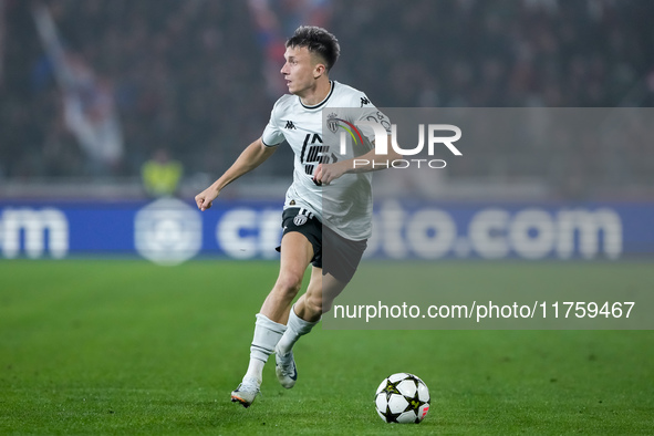 Aleksandr Golovin of AS Monaco during the UEFA Champions League 2024/25 League Phase MD4 match between Bologna FC and AS Monaco at Stadio Re...