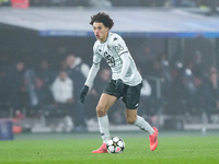 Maghnes Akliouche of AS Monaco during the UEFA Champions League 2024/25 League Phase MD4 match between Bologna FC and AS Monaco at Stadio Re...