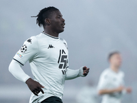 Breel Embolo of AS Monaco during the UEFA Champions League 2024/25 League Phase MD4 match between Bologna FC and AS Monaco at Stadio Renato...