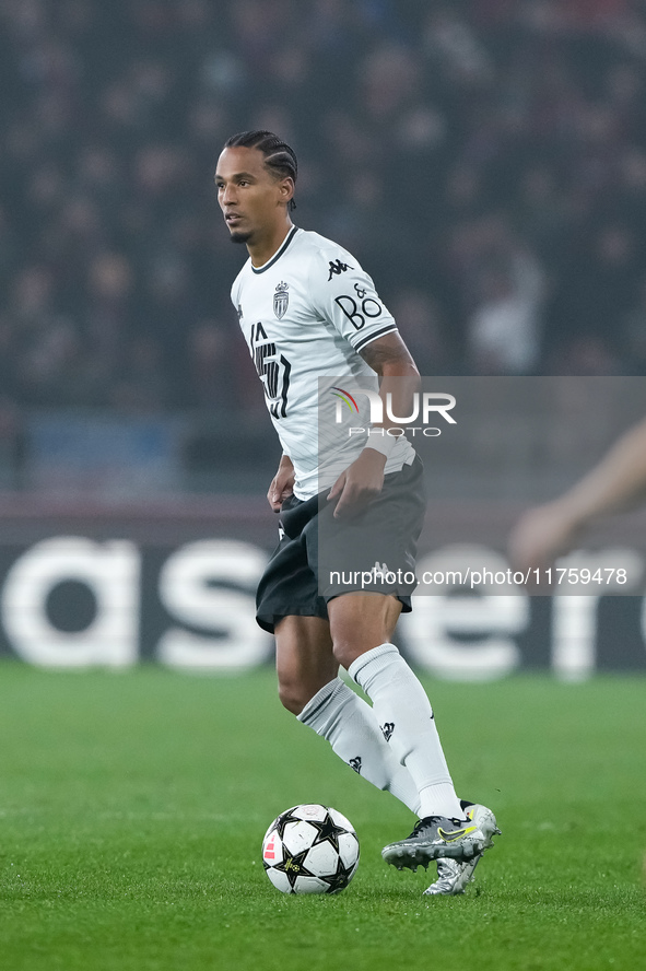 Thilo Kehrer of AS Monaco during the UEFA Champions League 2024/25 League Phase MD4 match between Bologna FC and AS Monaco at Stadio Renato...