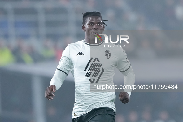 Breel Embolo of AS Monaco during the UEFA Champions League 2024/25 League Phase MD4 match between Bologna FC and AS Monaco at Stadio Renato...