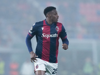 Jhon Lucumi of Bologna FC during the UEFA Champions League 2024/25 League Phase MD4 match between Bologna FC and AS Monaco at Stadio Renato...