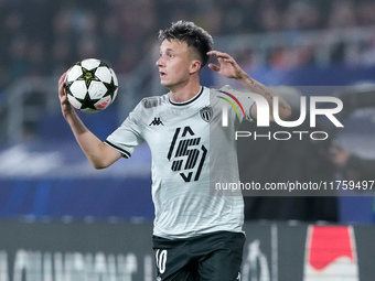 Aleksandr Golovin of AS Monaco during the UEFA Champions League 2024/25 League Phase MD4 match between Bologna FC and AS Monaco at Stadio Re...