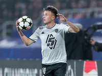 Aleksandr Golovin of AS Monaco during the UEFA Champions League 2024/25 League Phase MD4 match between Bologna FC and AS Monaco at Stadio Re...